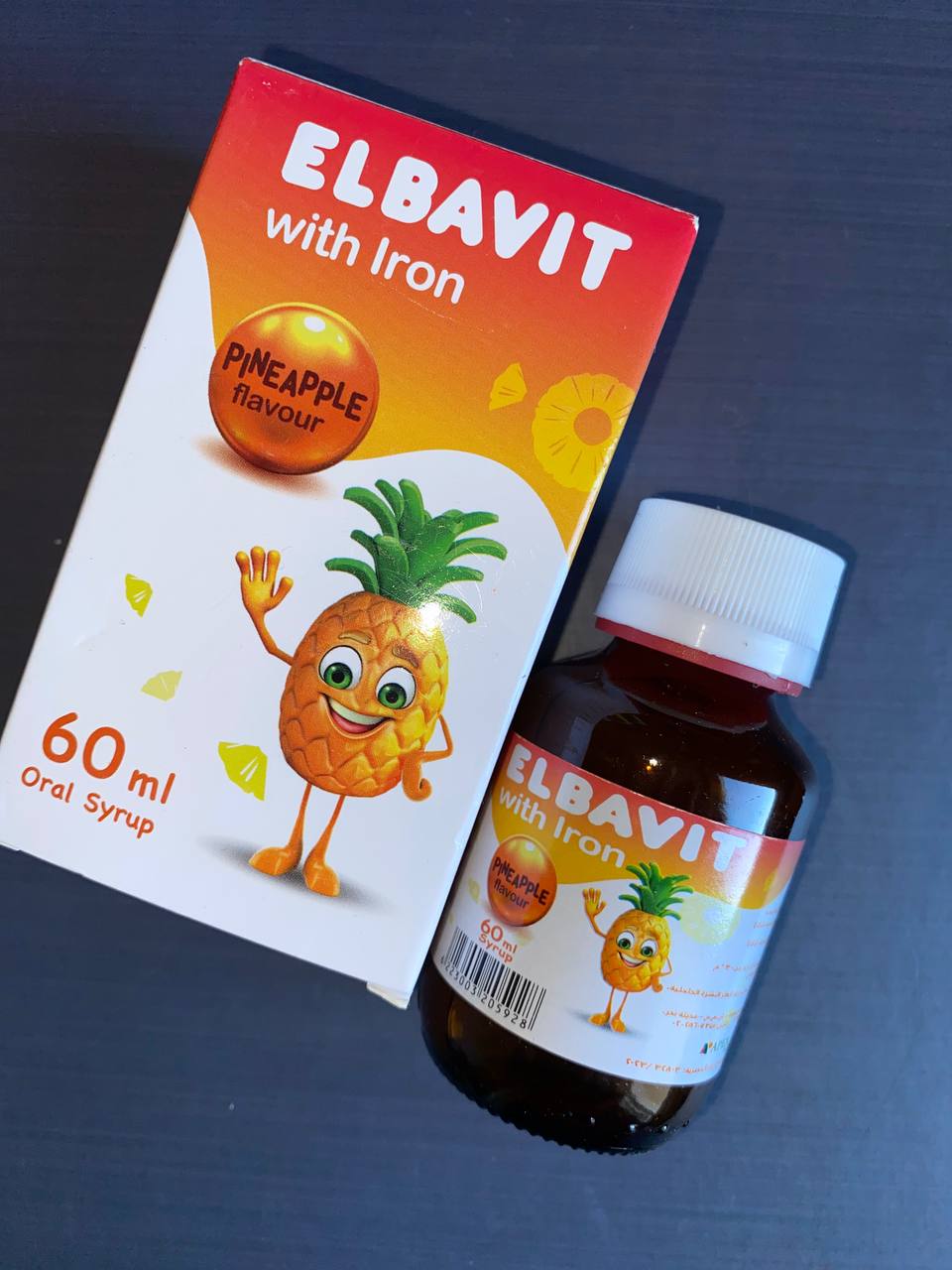 ELBAVIT syrup with iron Елбавіт сироп з залізом Полівітаміни та мінерали 60 мл
