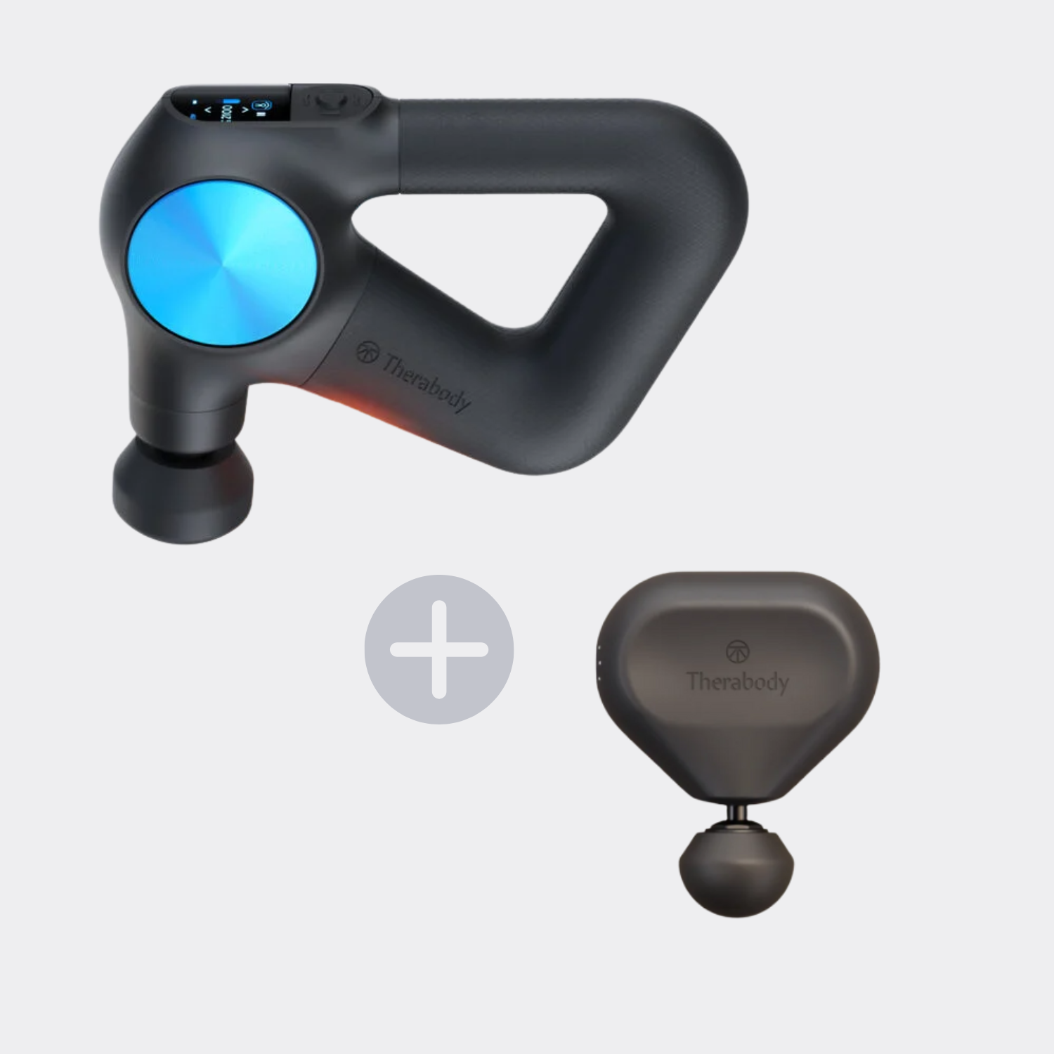 Комплект Перкусійний масажер Theragun PRO Plus 6 покоління + Перкусійний масажер Theragun mini, 3-е покоління