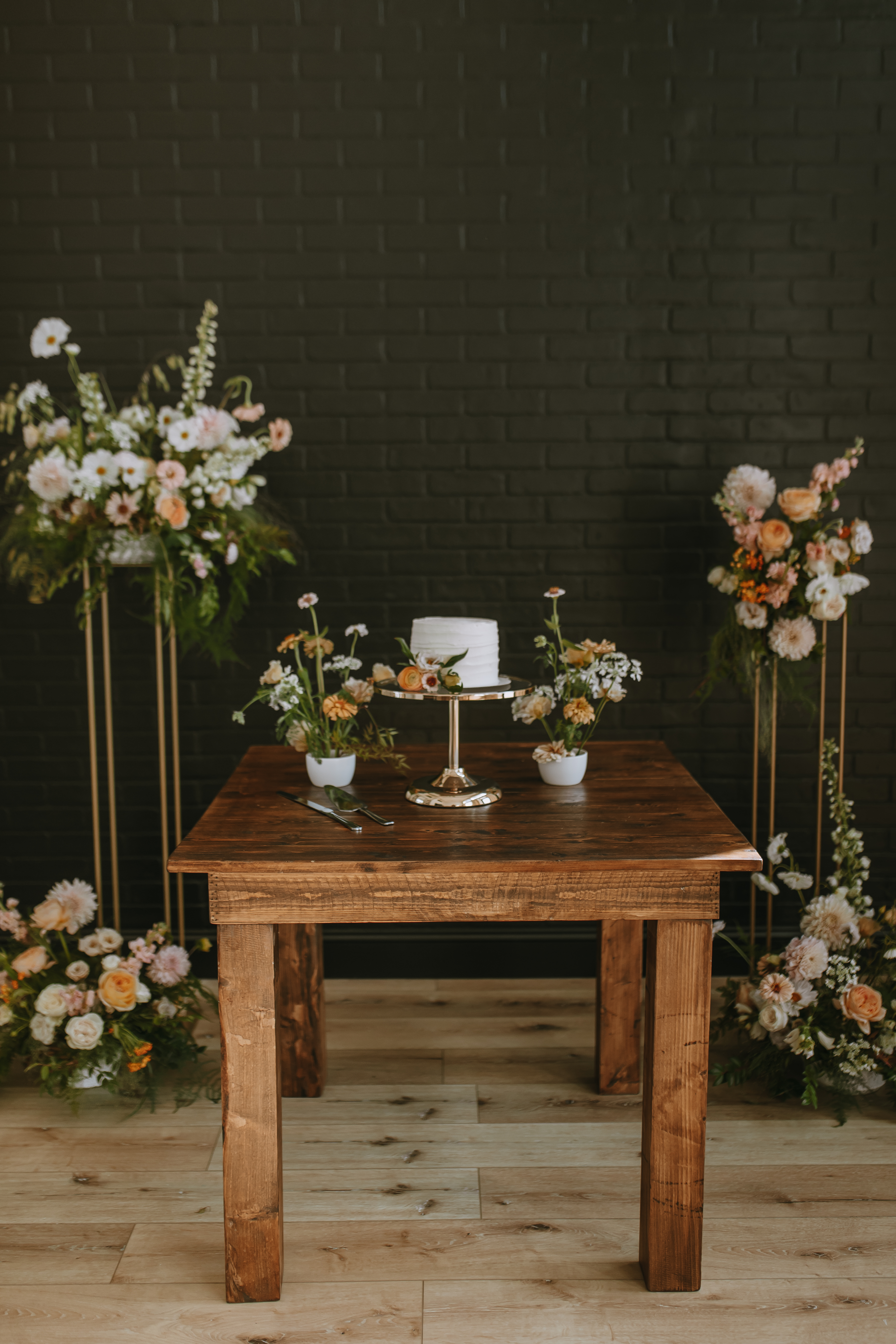 Wooden Cake Table