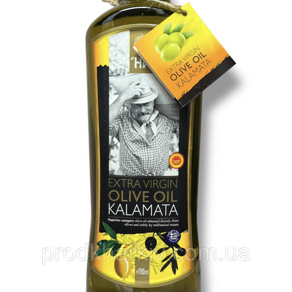 Оливкова олія Oil Extra Vergine (Дідусь) 0.7 л  — Kalamata Виробництво (Греція)