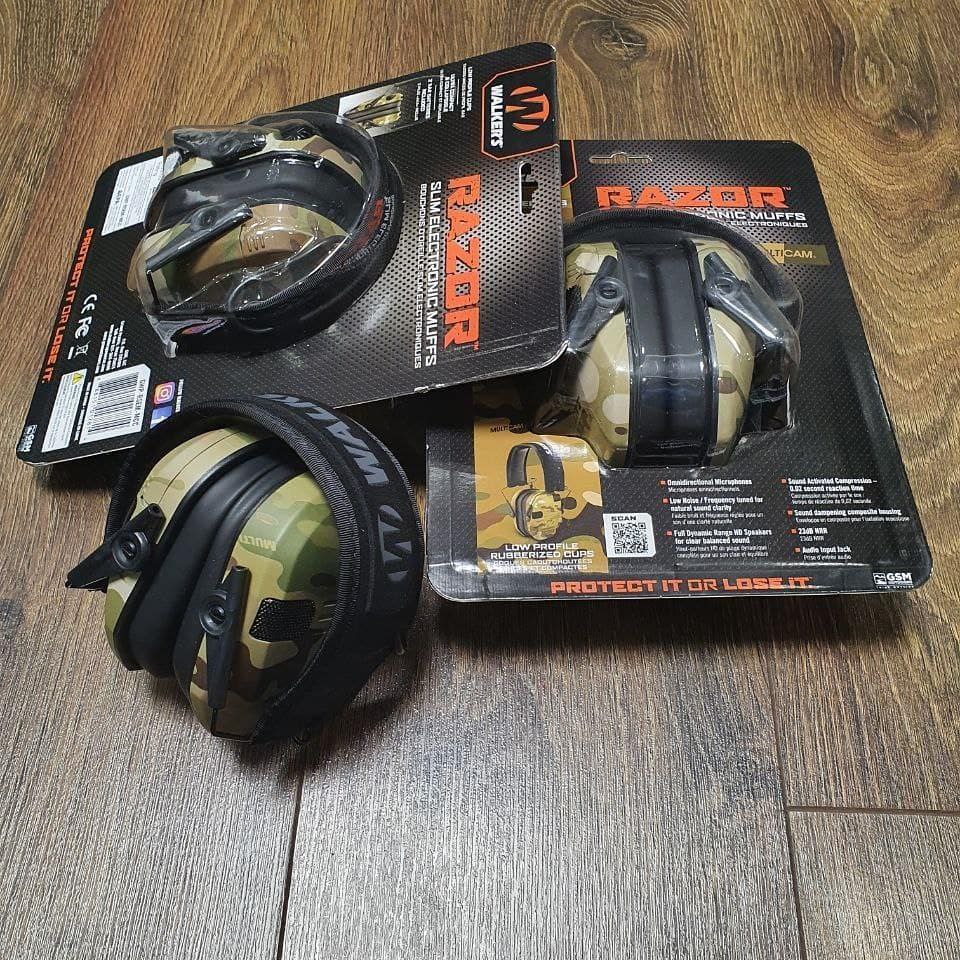 Оригінальні активні стрілецькі навушники "Walker's Razor Slim Electronic Muffs" від американського бренду "Walker's".