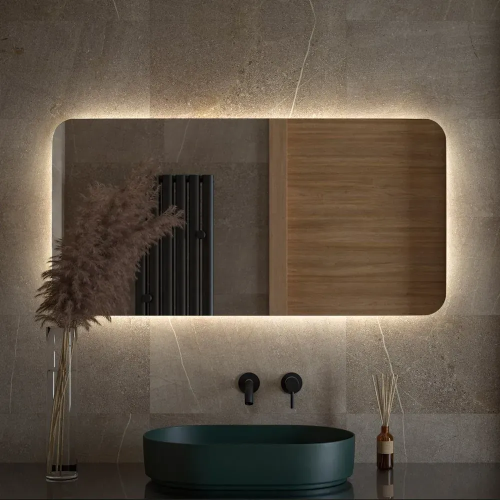 Дзеркало з LED підсвіткою "Phantom horizontal long"