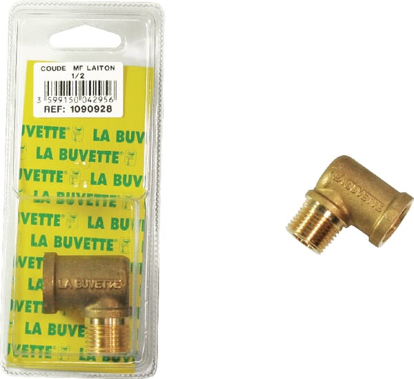 Латунне коліно 1/2″ (внутр.–внутр.) LA BUVETTE