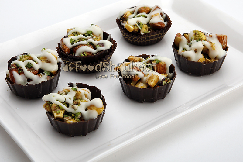 Chocolate Dryfruit Tarts