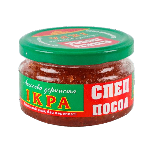🇺🇦 "Спецпосол" Икра лососевая, 180 гр.
