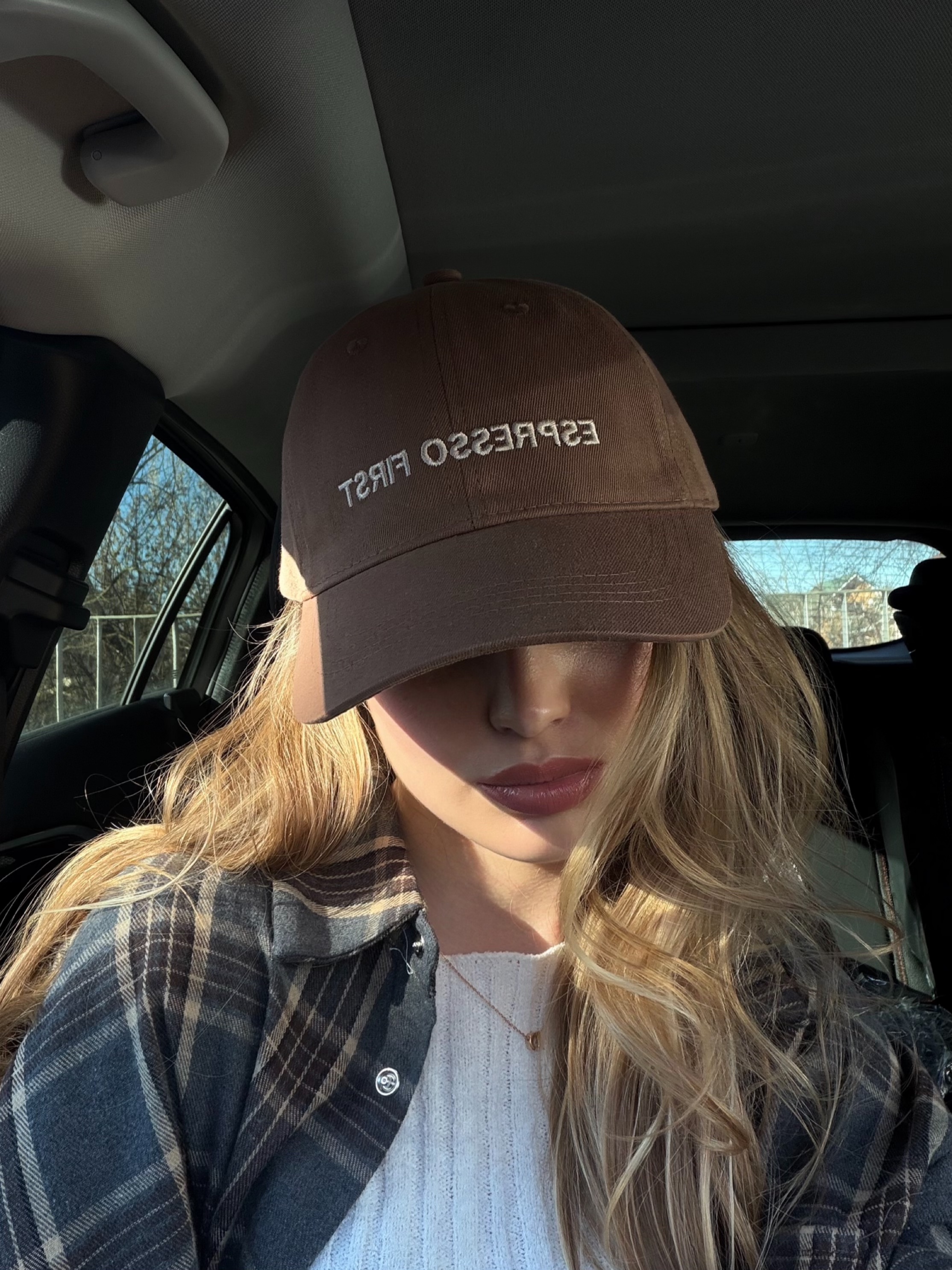 Бейсболка Espresso first коричнева