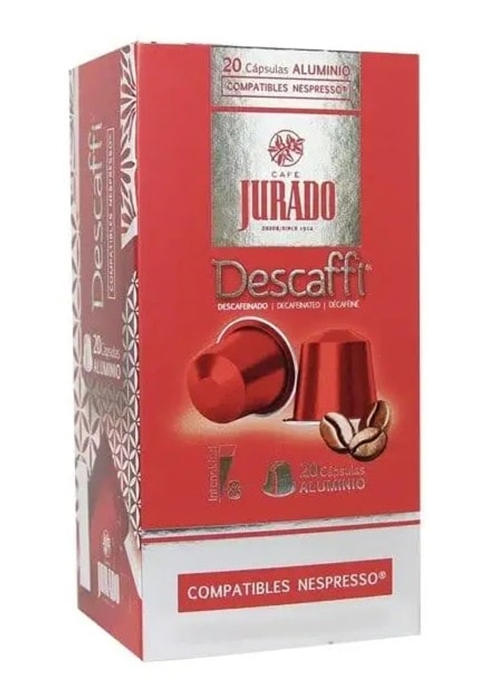 КАВА В КАПСУЛАХ Nespresso Descaffi ALUMINIO № 8 (20 капсул)