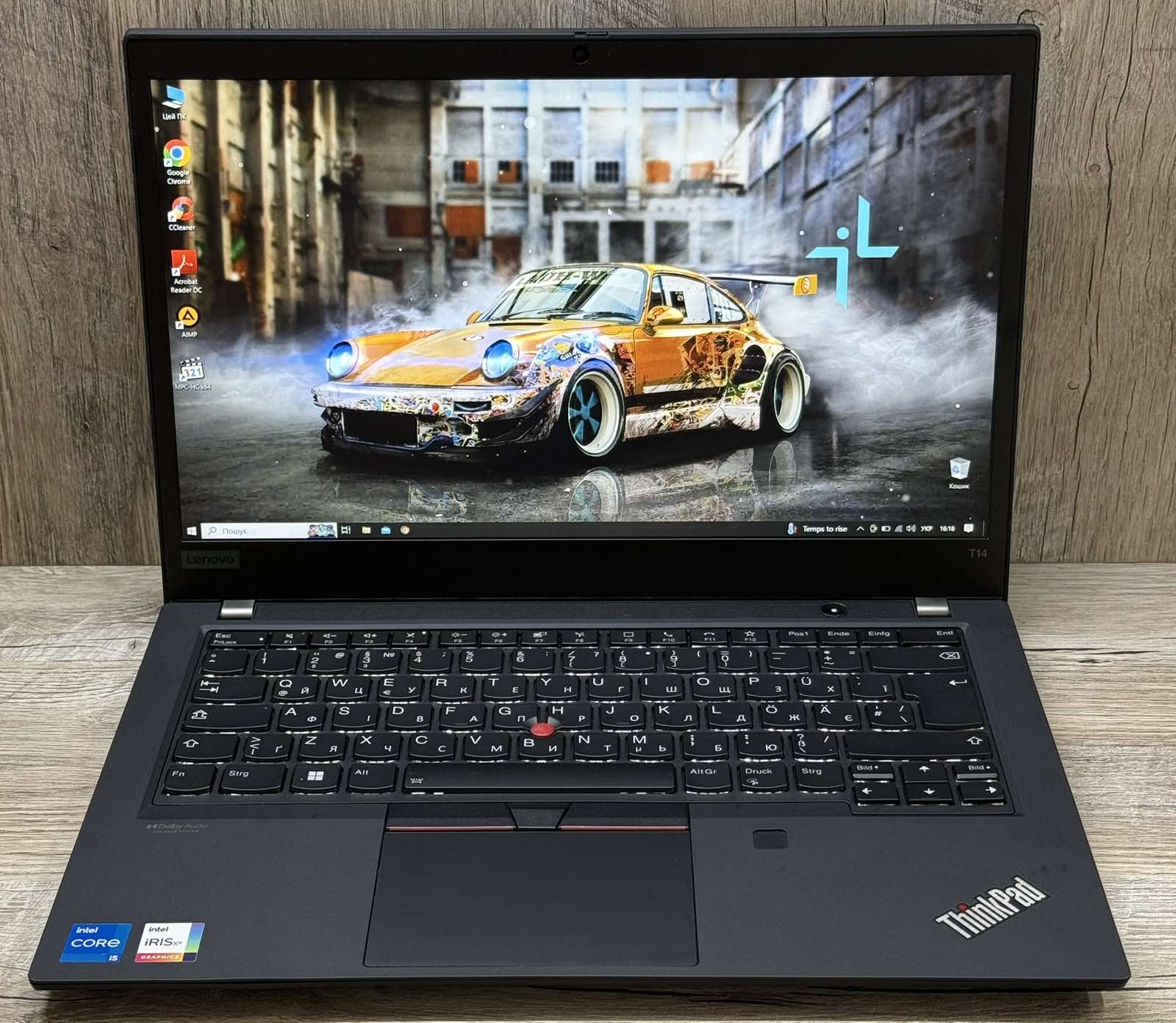 Lenovo ThinkPad T14 Gen2 - i5-1135G7/16/256ssd/W14" FHD IPS/Клас А