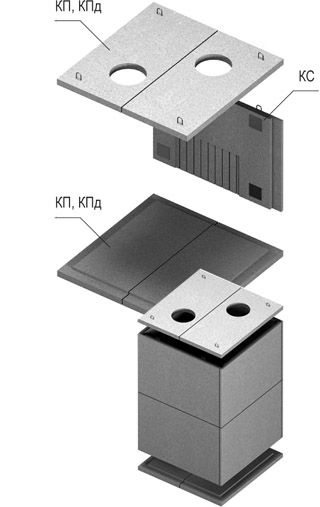 Плита перекриття камери КП-2