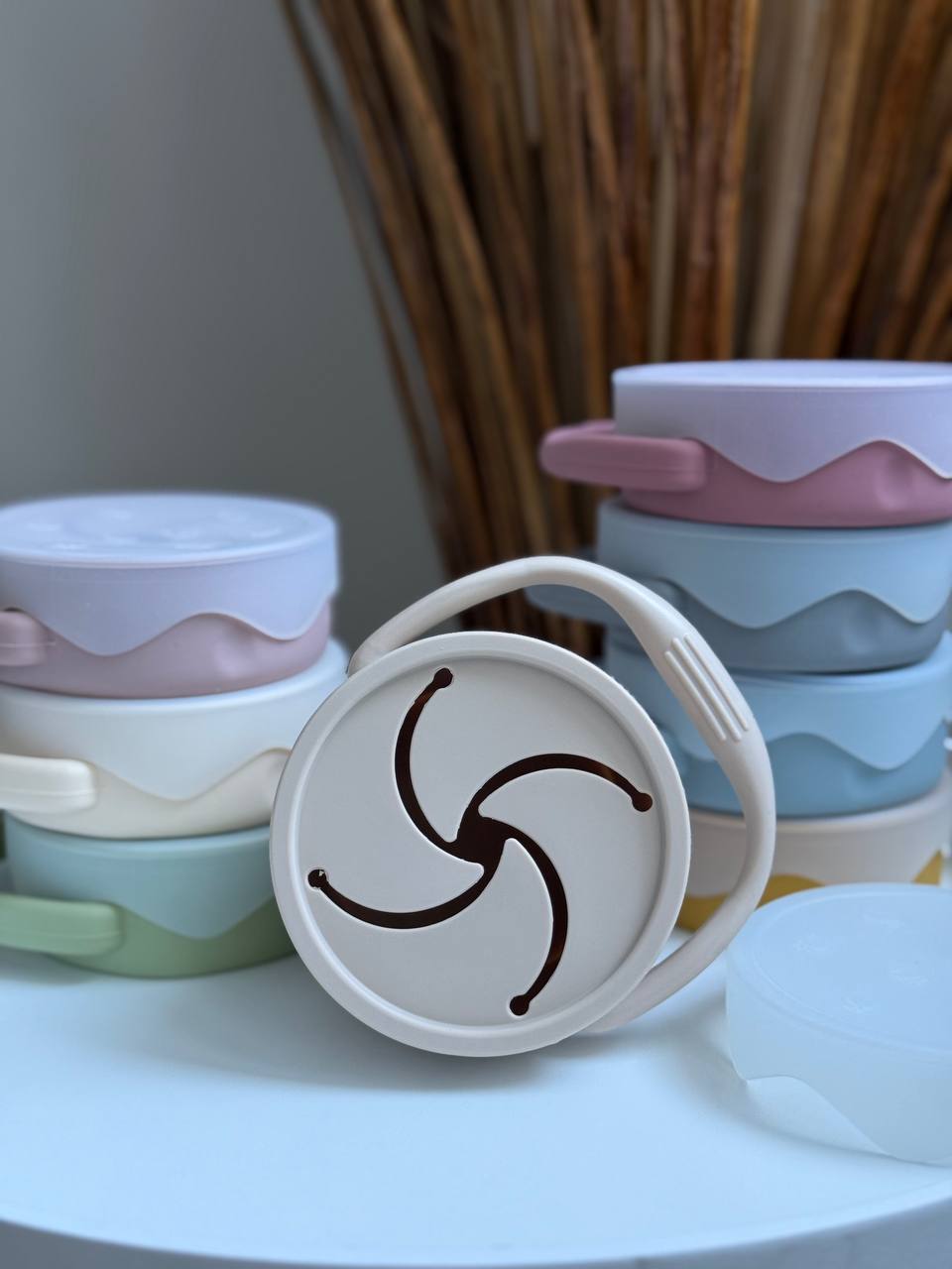 Снек-стакан складний з кришкою