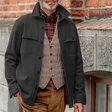 Slim Fit Single-Breasted Men’s Blazer | European Style Men’s Jacket