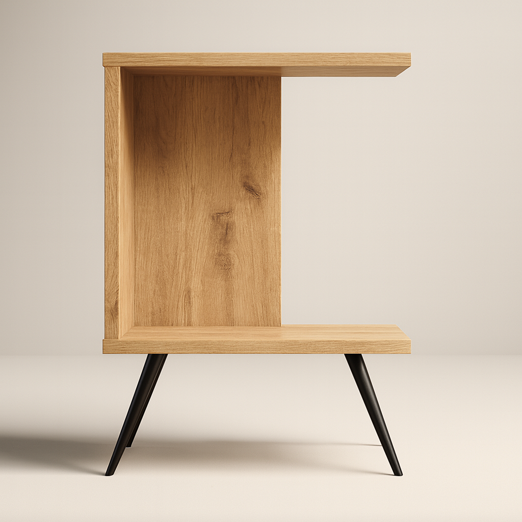 Тумба приліжкова VS MINI (чорні ніжки)