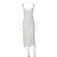 Lace Floral Print Maxi Dress For Women | Sexy Summer Dress Women