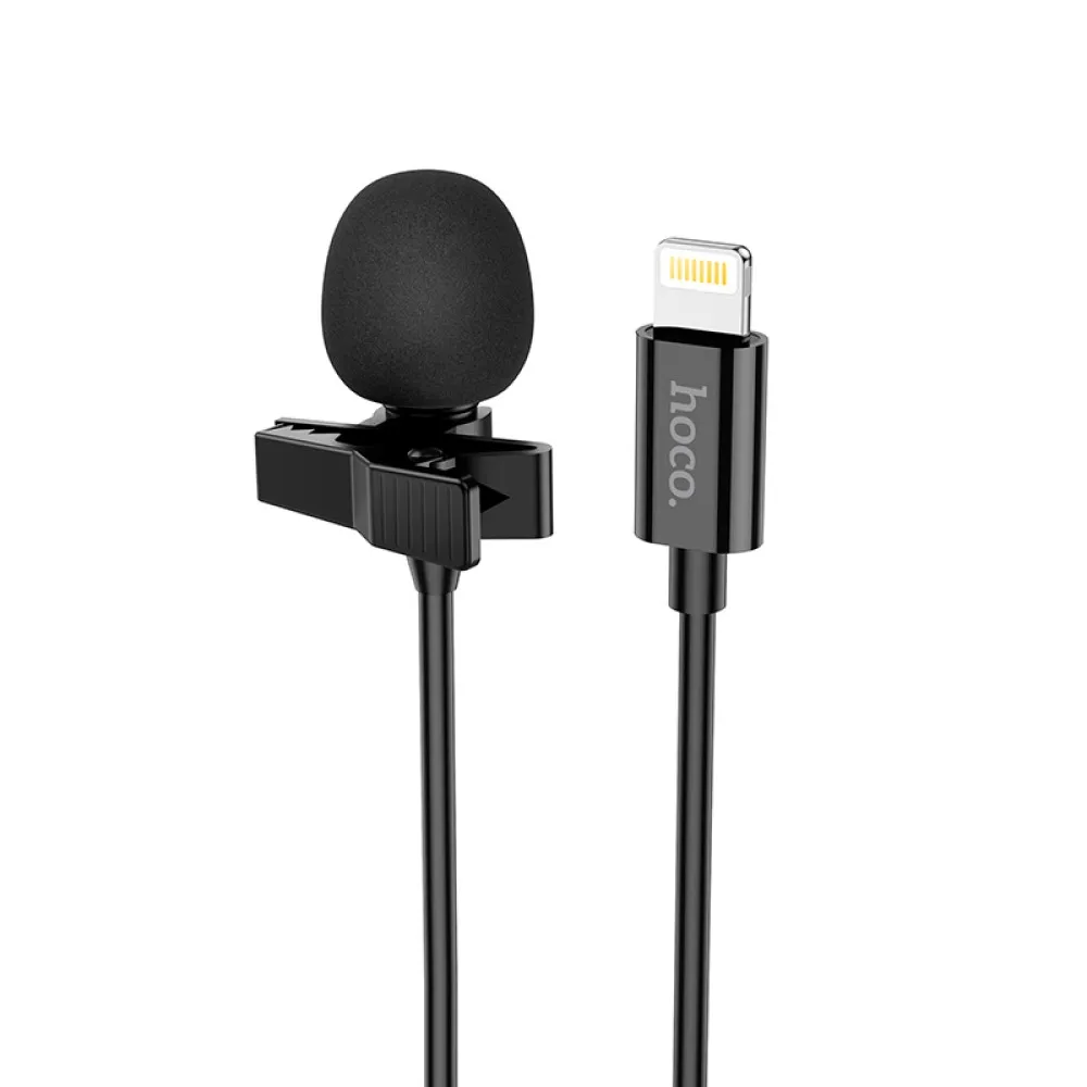 Мікрофон Петлічний HOCO L14 iP Lavalier microphone Lightning/2m.