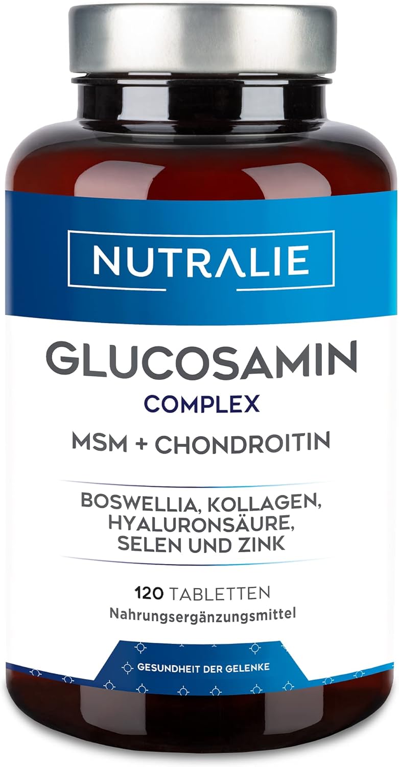 Nutralie Glucosamin Complex Високодозований комплекс для підтримки суглобів і кісток - 120 таблеток