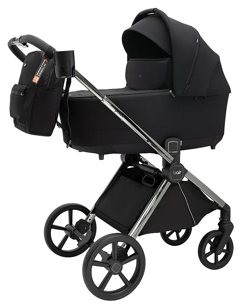Коляска 2 в 1 Bair Pixel PL-01 чорний