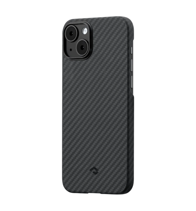 Чохол Pitaka MagEZ Case 3 Twill 1500D Black/Grey for iPhone 14 (KI1401)