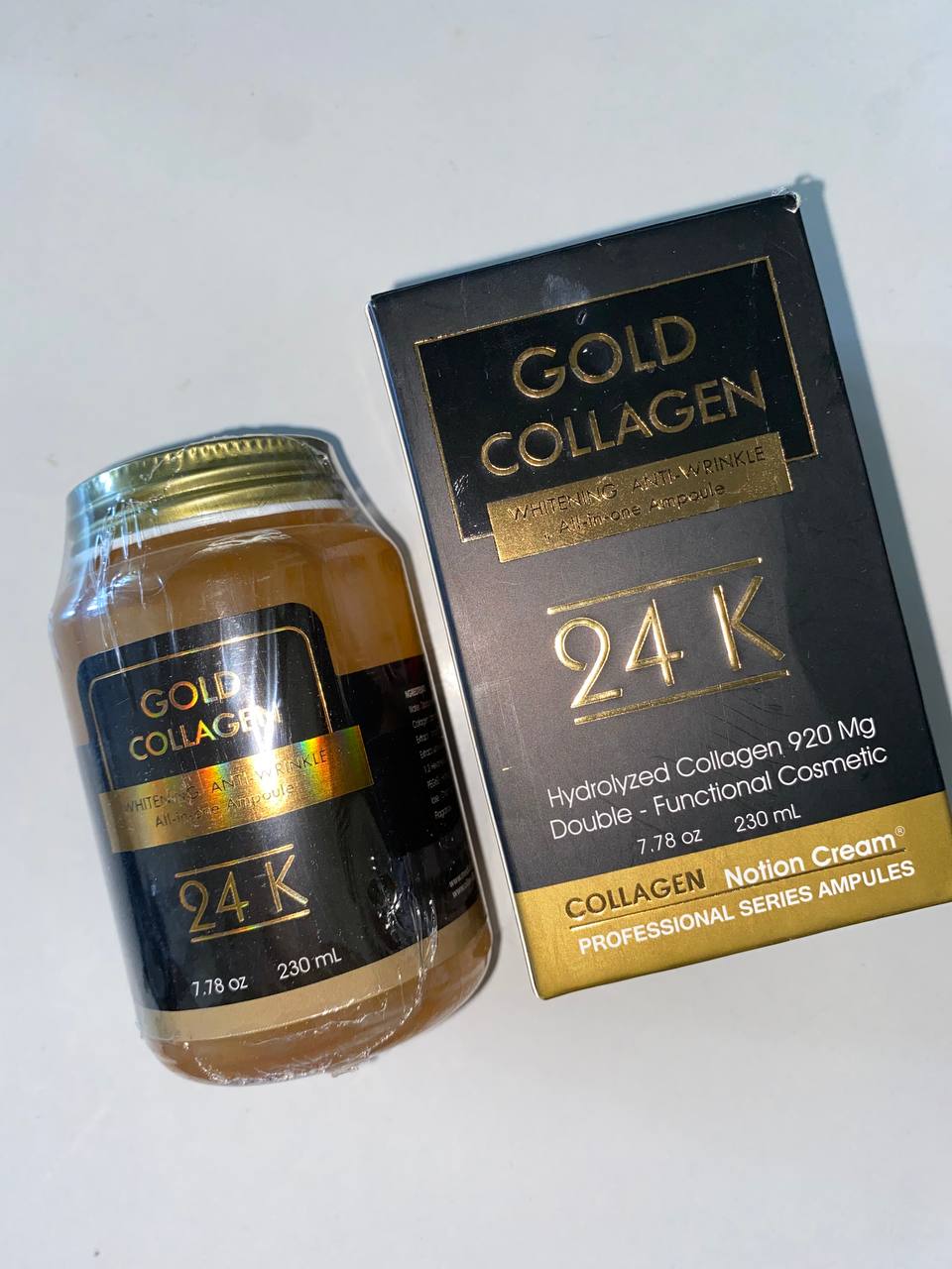 Gold Collagen 24 K Notion Cream Відбілюючий крем - сироватка від зморшок 230 мл
