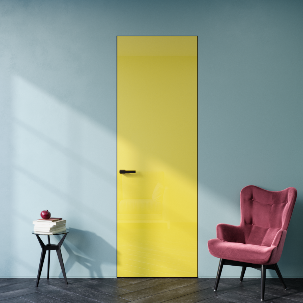 Приховані двері ТОP GLASS - Скло фарбоване