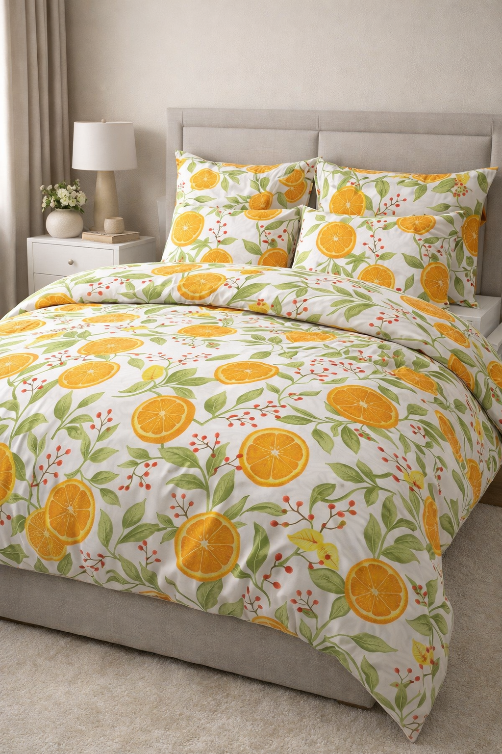 Постільна білизна  від виробника ранфрс принт "Помаранчі"