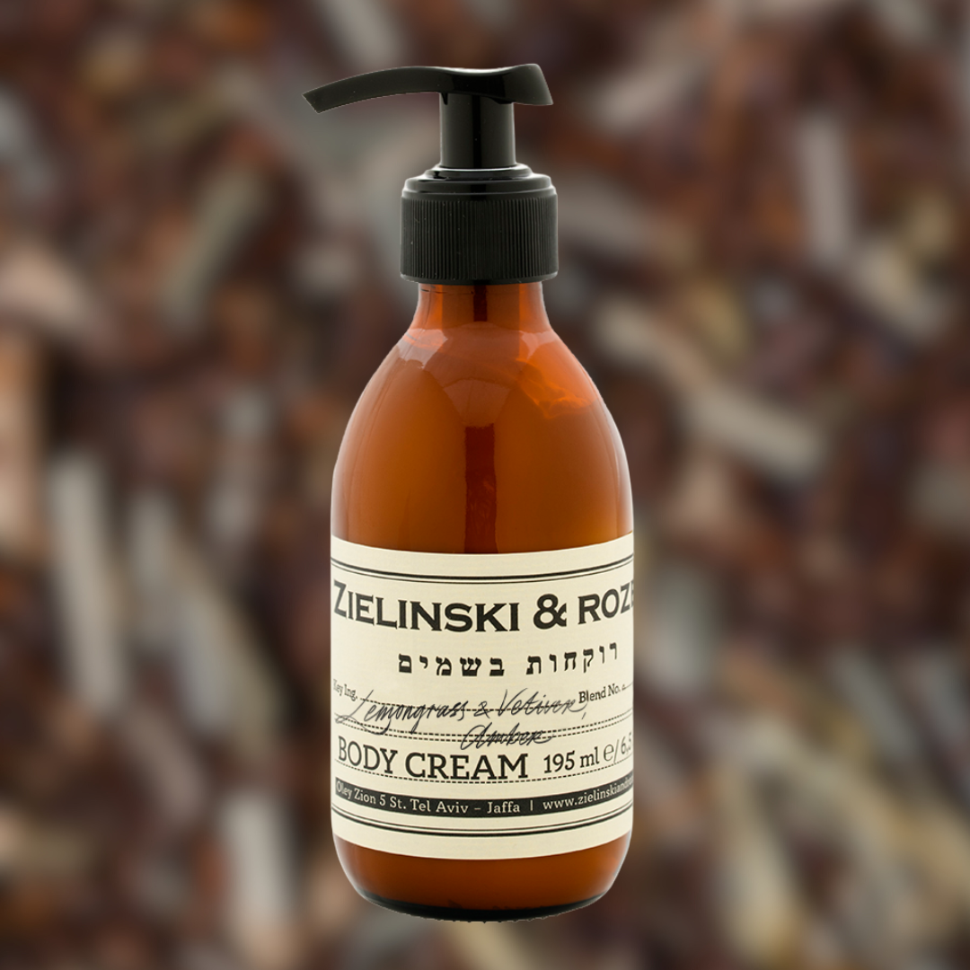 Крем для тіла Lemongrass & Vetiver, Amber Zіelinski & Rоzen 195мл скло