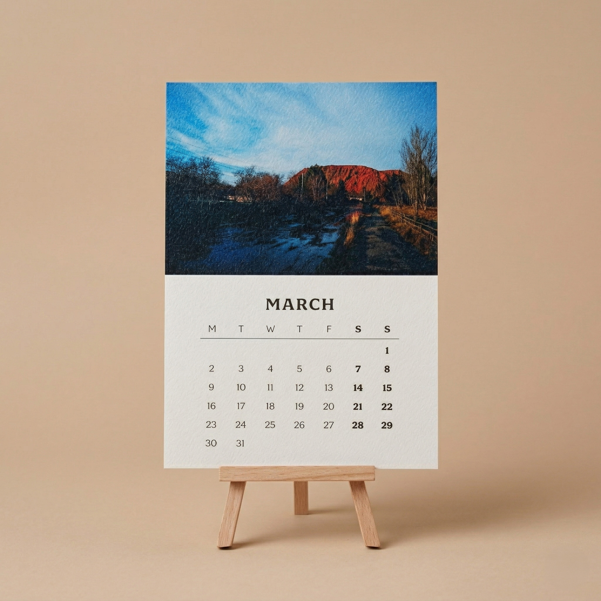 Desk Photo Calendar