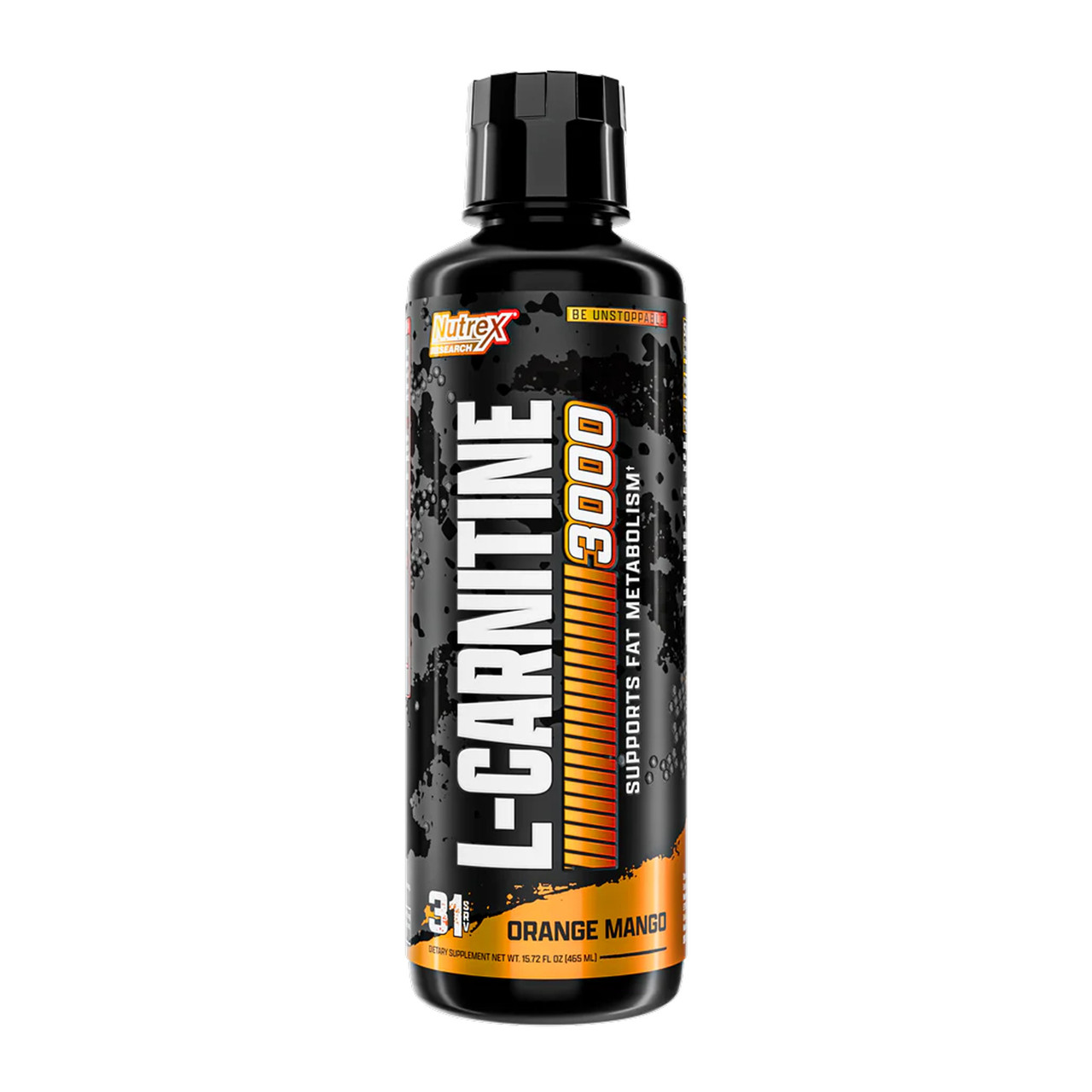 Liquid L-Carnitine 3000 - 480ml Orange Mango