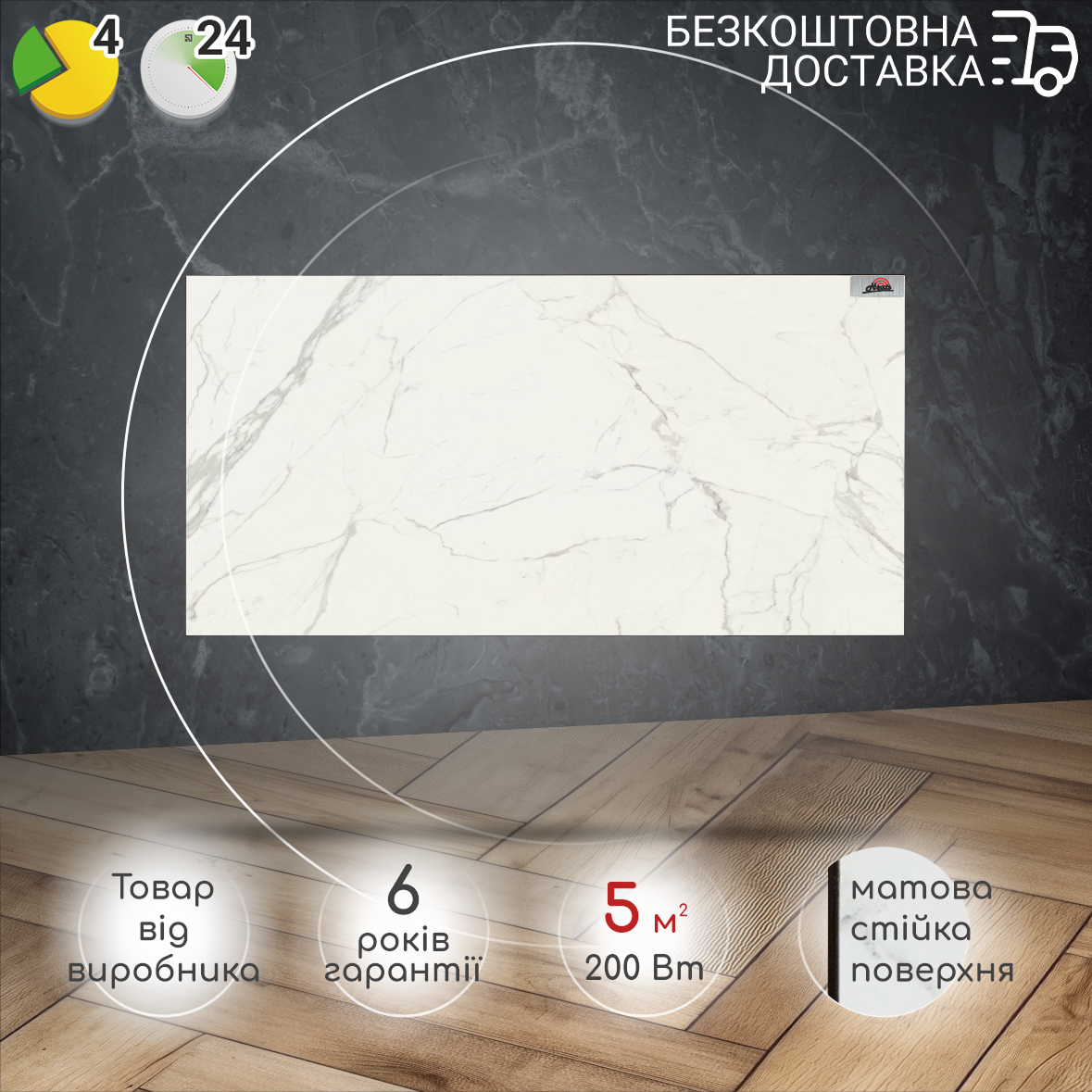 Керамічний обігрівач Heats 200 Oro