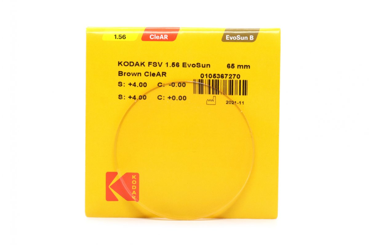 Лінзи для окулярів KODAK EvoSun PhotoBrown 1.56 CleAR