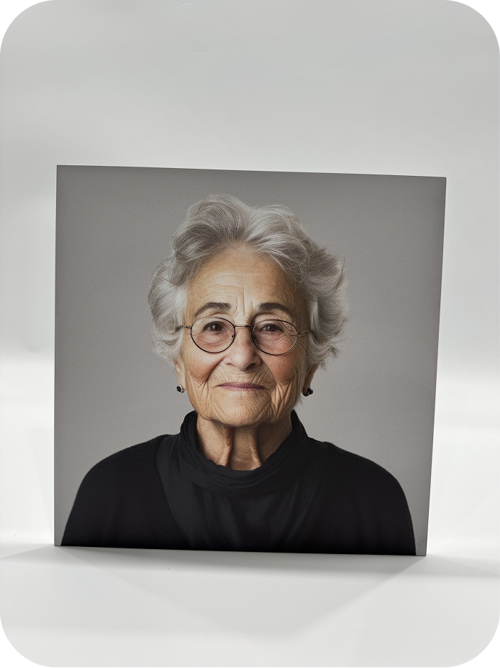 Квадратна рамка MEMORO — фоторамка для вічної пам’яті (глянцевий полікарбонат)