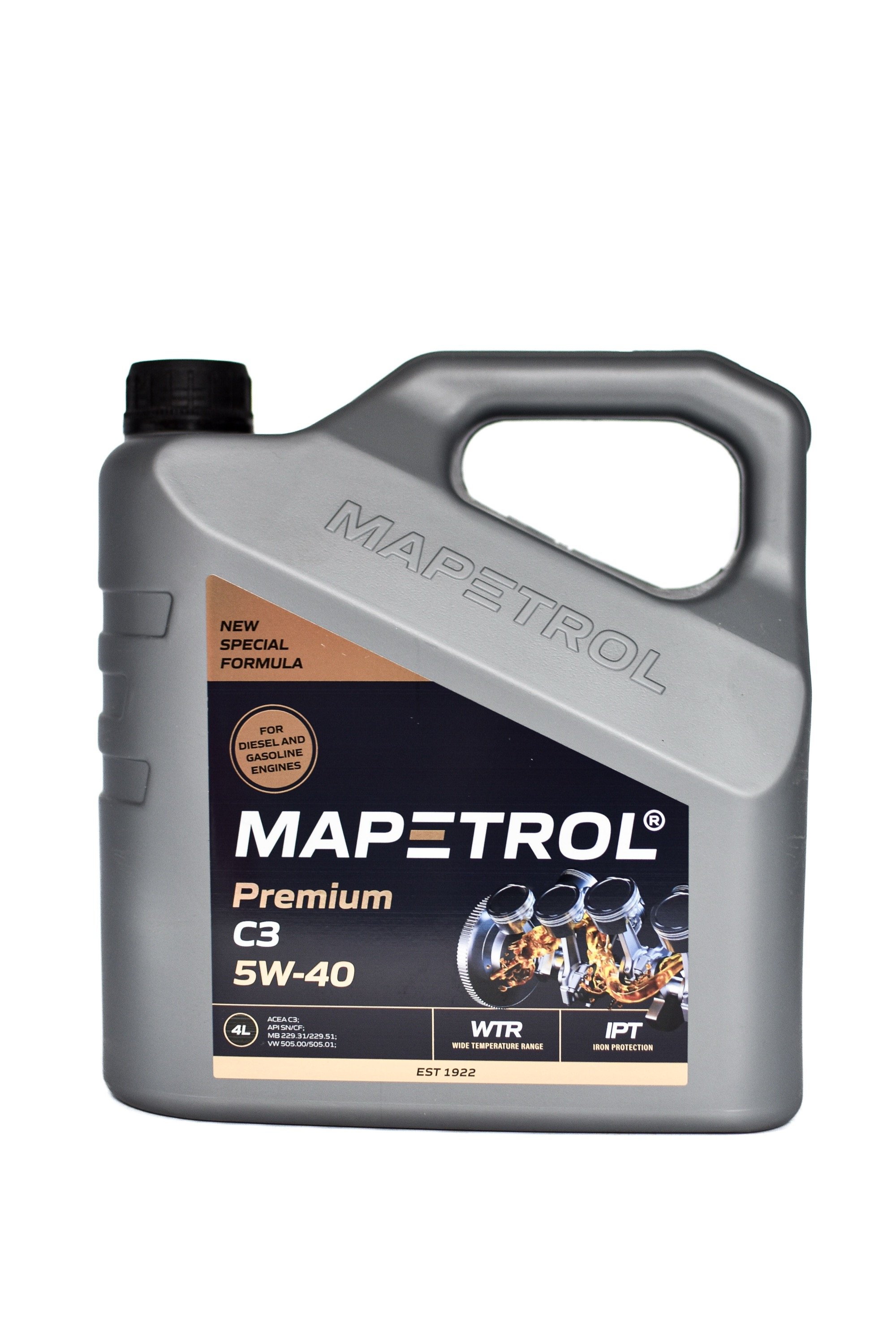 Олива моторна MAPETROL PREMIUM C3 5W-40 4L