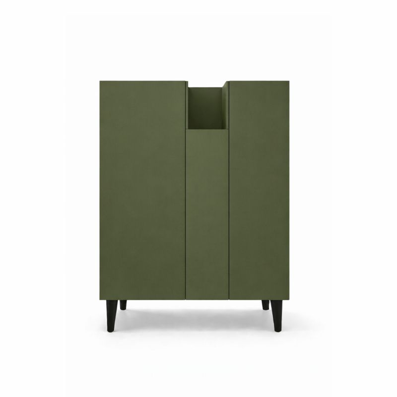 Комод з дверцятами та центральним висувним модулем