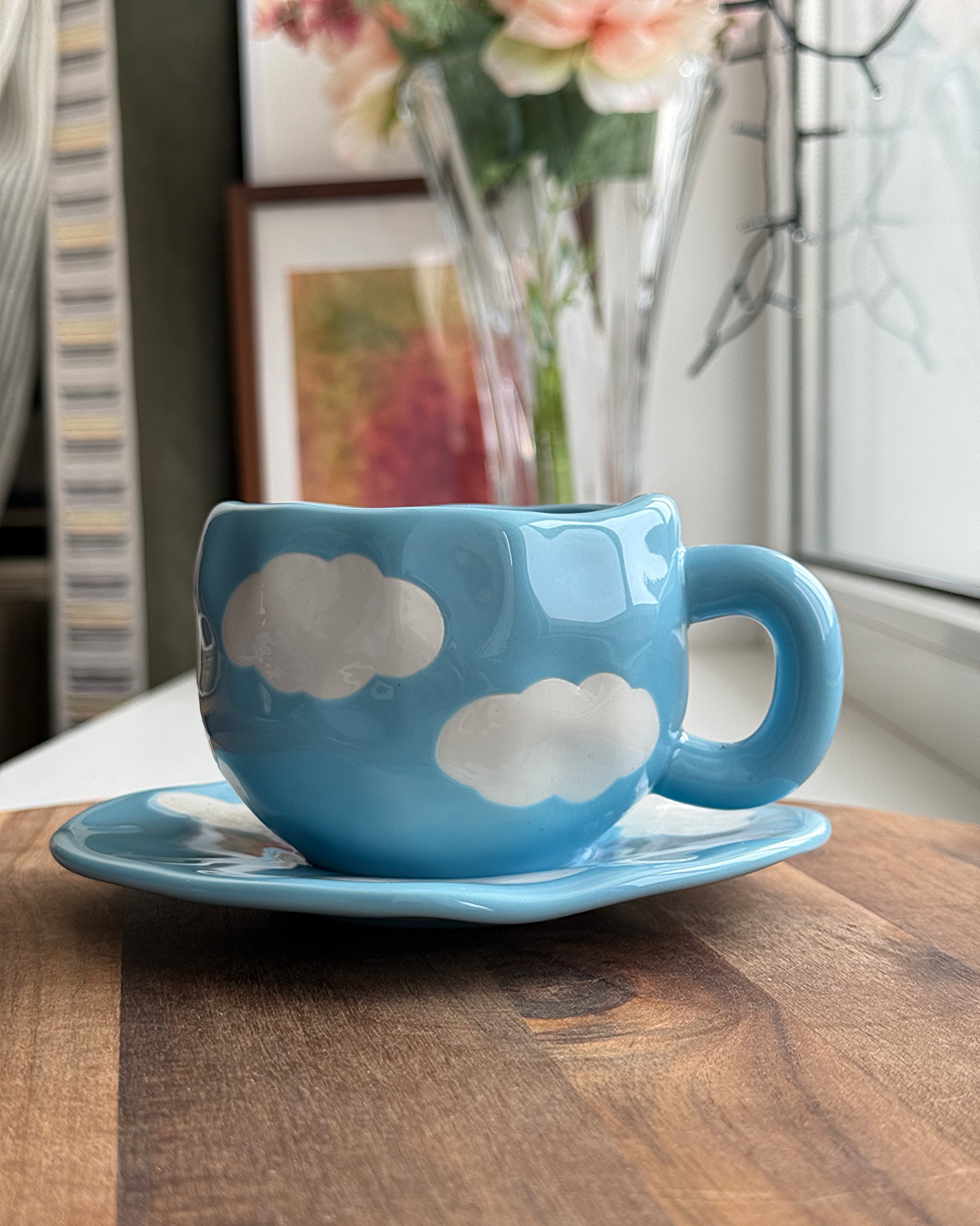 Чашка з блюдцем 