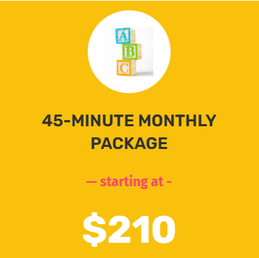 45-MINUTE Monthly Package