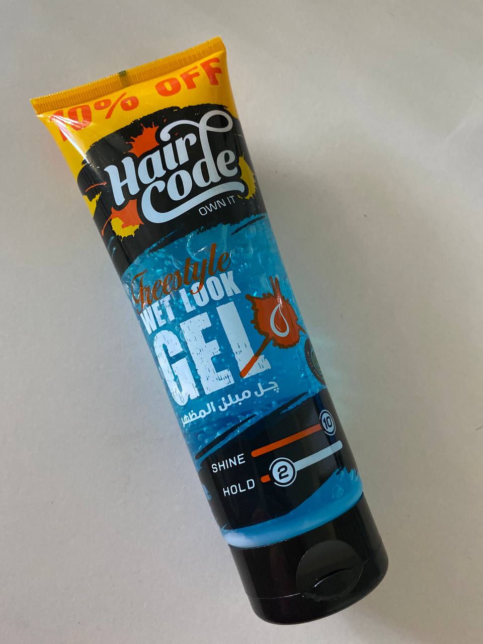 Hair code hair gel wet look 250 ml Гель для укладки з ефектом мокрого волосся 275 мл