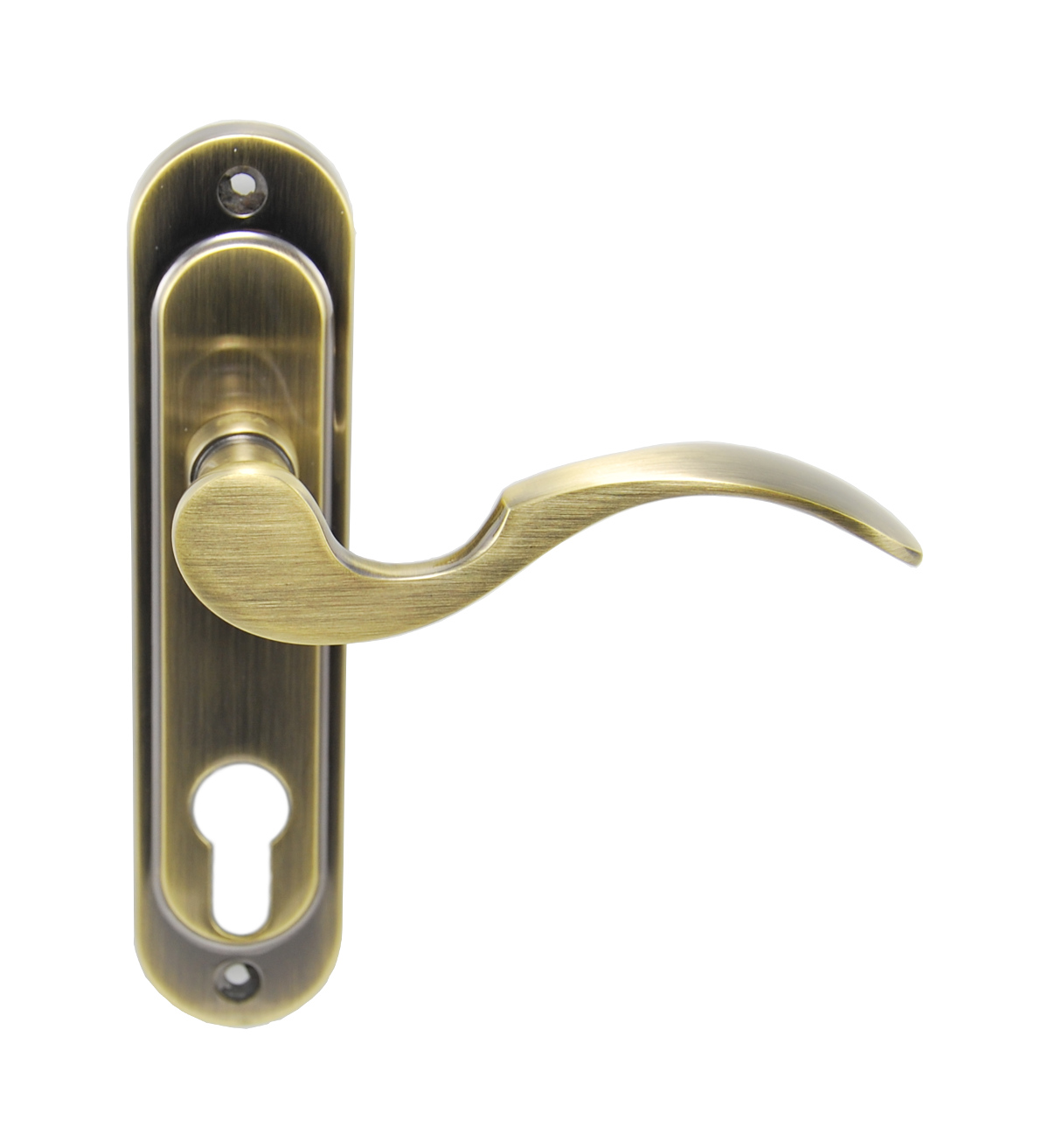 Дверна ручка на планці під ключ (62мм) SIBA Osimo, антична бронза