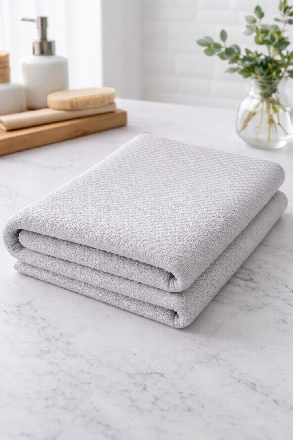 Кухоний рушник ( піке соти)сірий