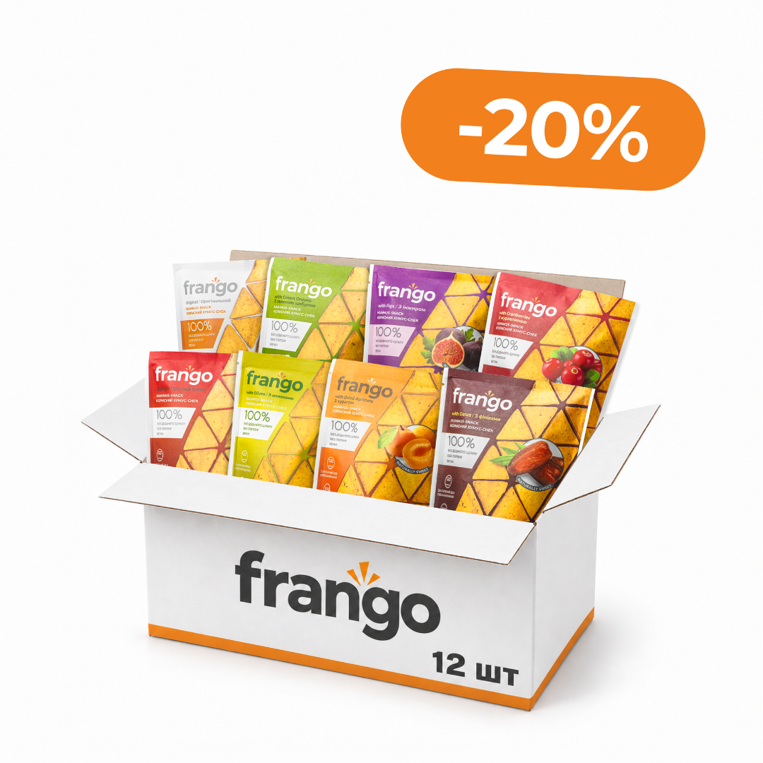 Акційний набір снеки (12 шт.) FRANGO -20%