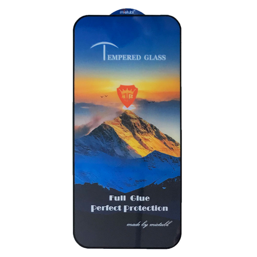 Захисне скло Full Glue for iPhone 14 Pro Max чорне тех .пак.