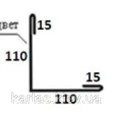 Планка кутова зовнішня ПНУ-01
