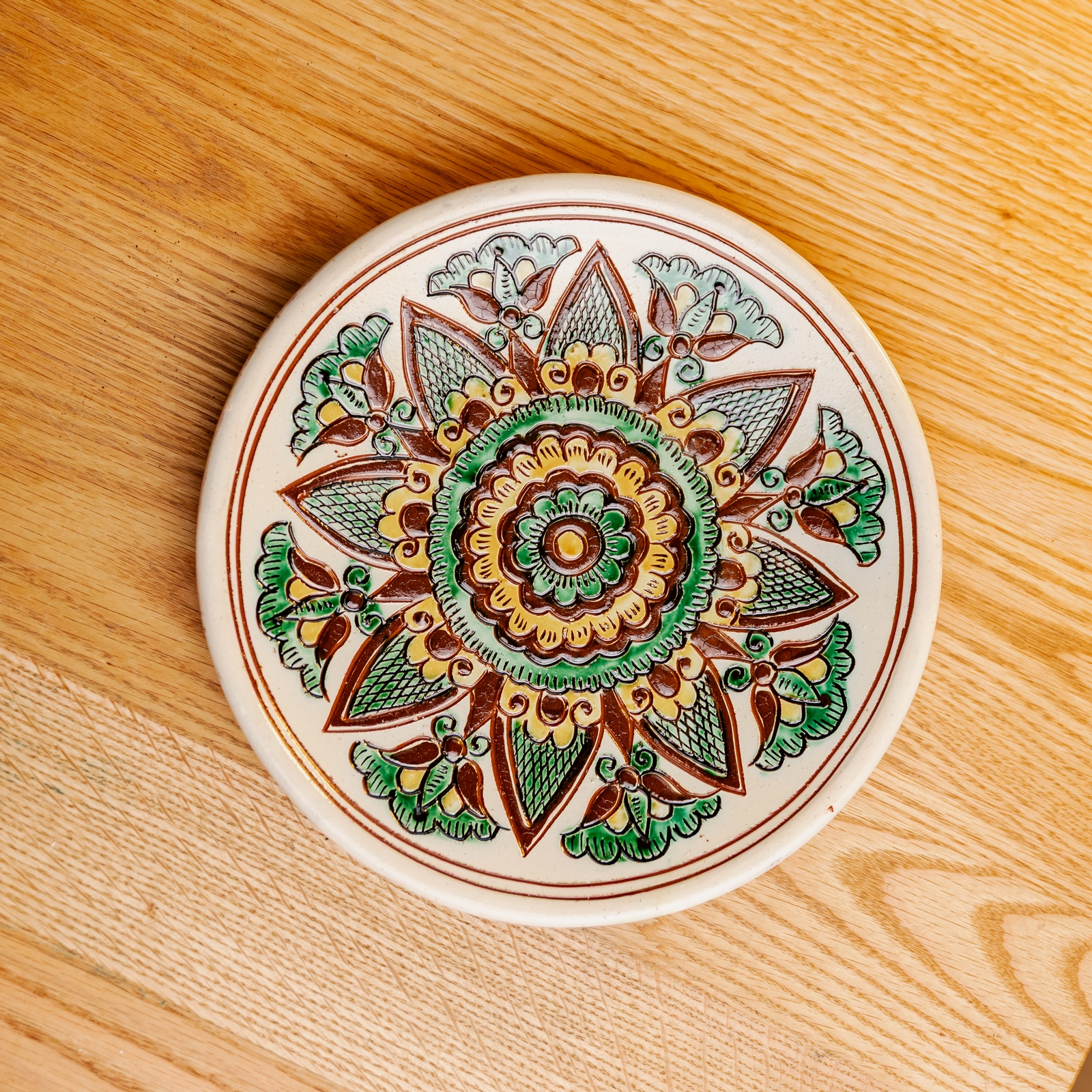 Таріль для їжі  "Квіти", 23 см