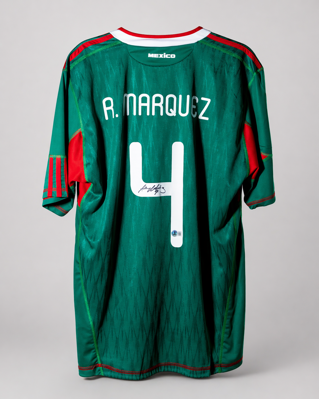 RAFAEL MARQUEZ JERSEY SIGNED CERTIFICADO BECKETT
