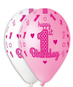 Кулька "Happy 1 birthday" 