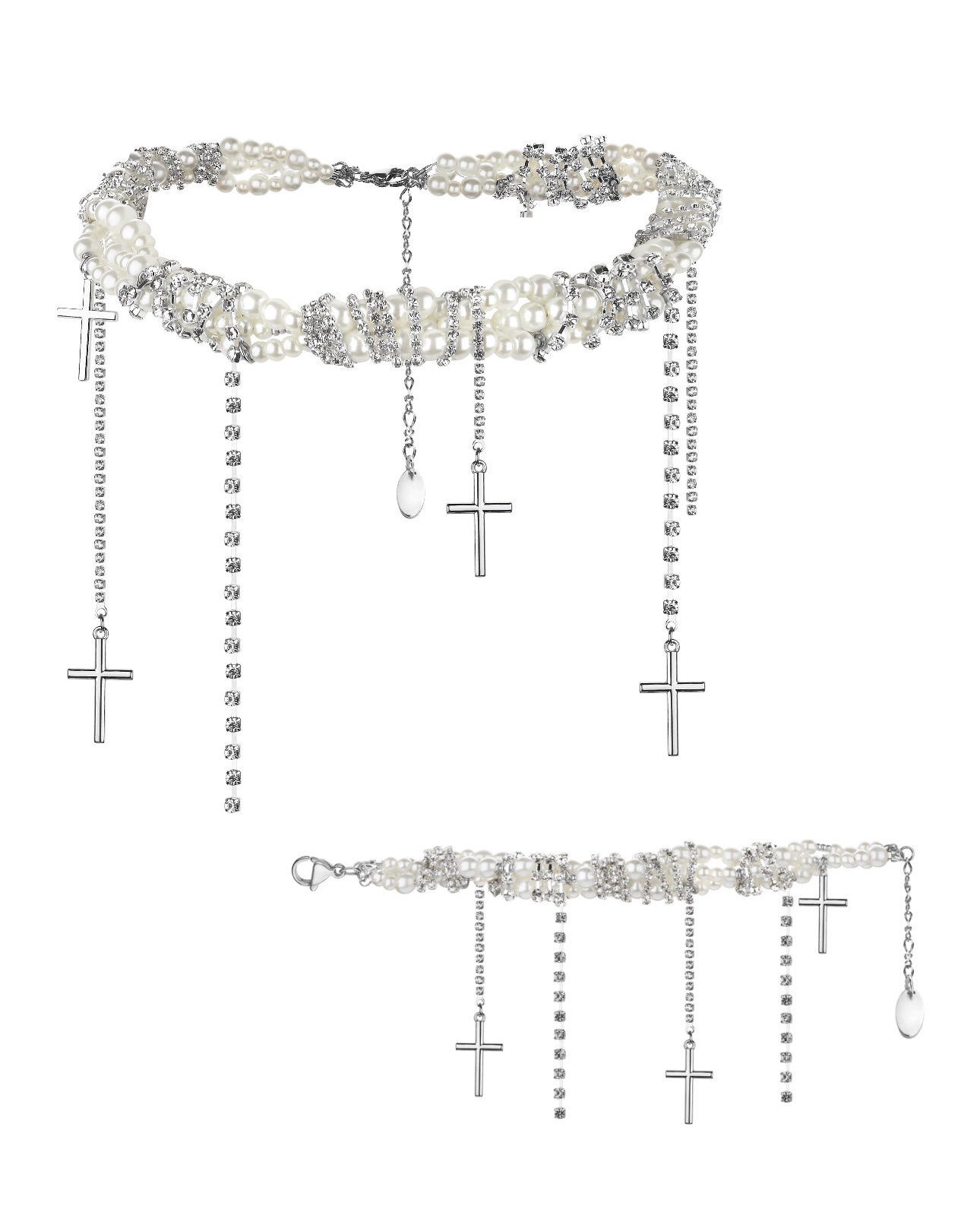 COTTON CANDY set white