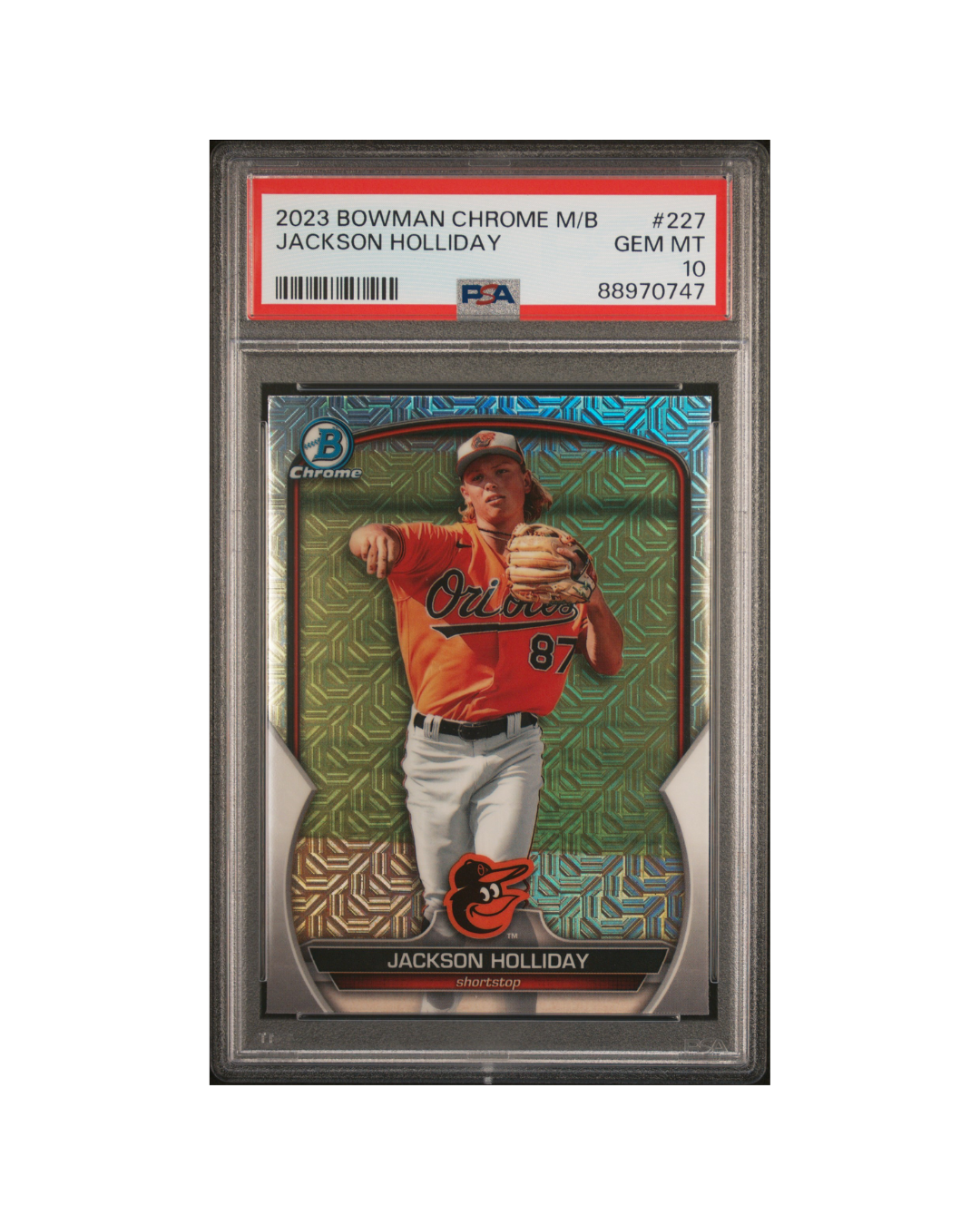 2023 BOWMAN MEGA BOX CHROME #227 JACKSON HOLLIDAY