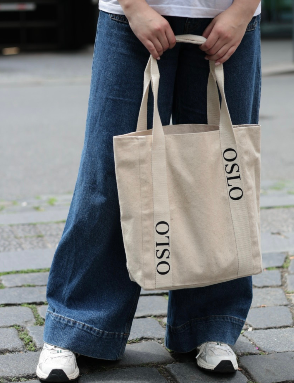 Tote bag with Oslo print