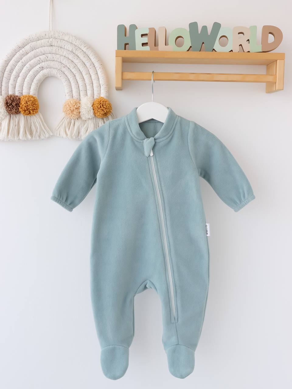 Ромпер флісовий морська хвіля