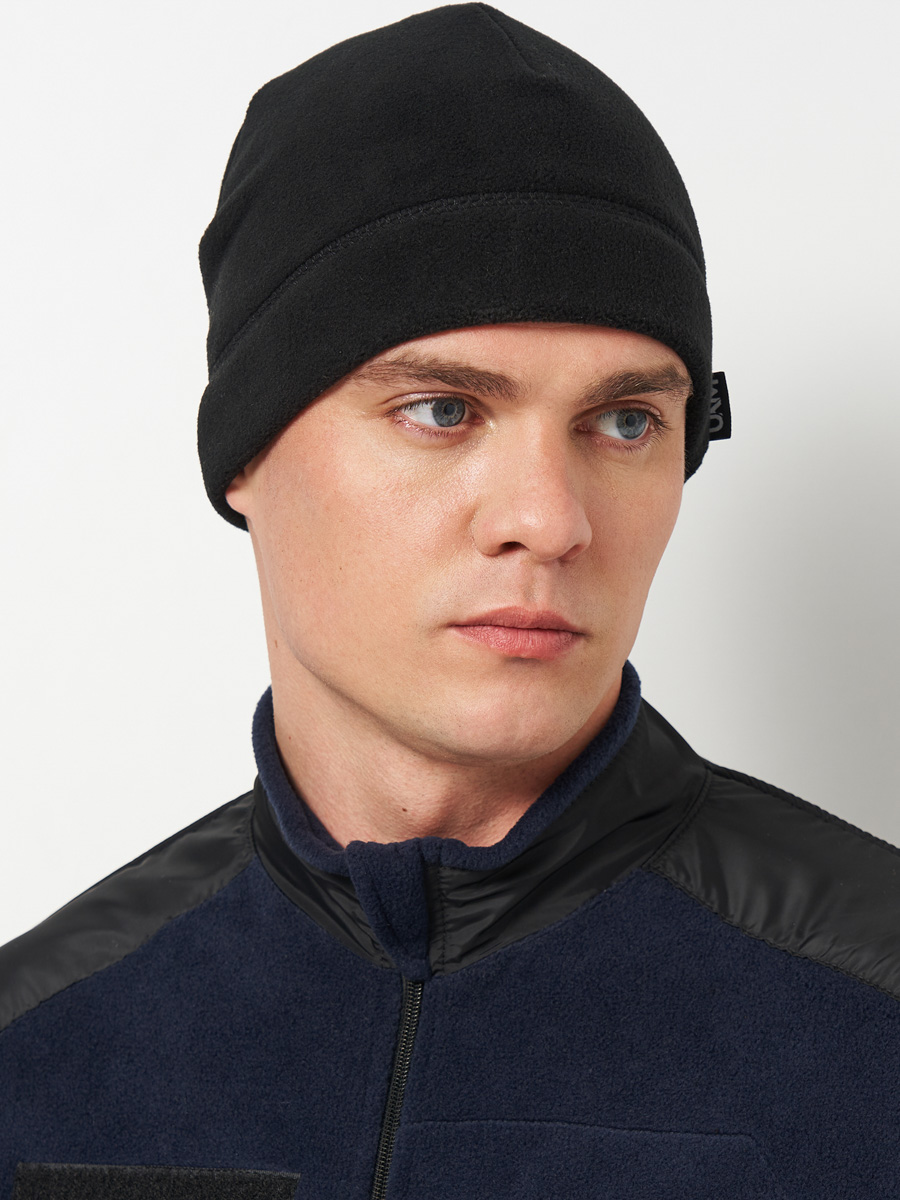 Шапка флісова UKM чорна