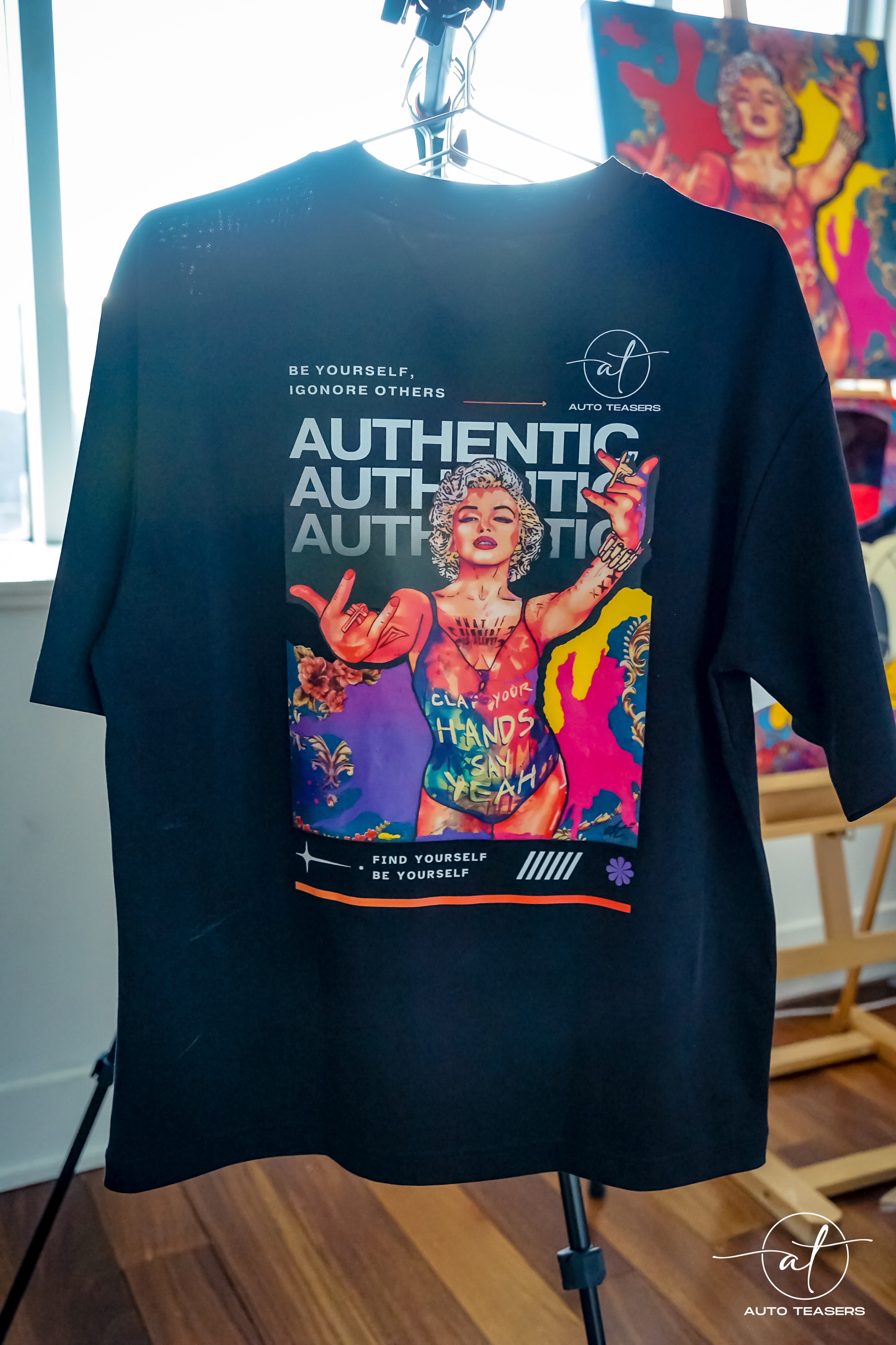 Marilyn Manroe Shirt - Black