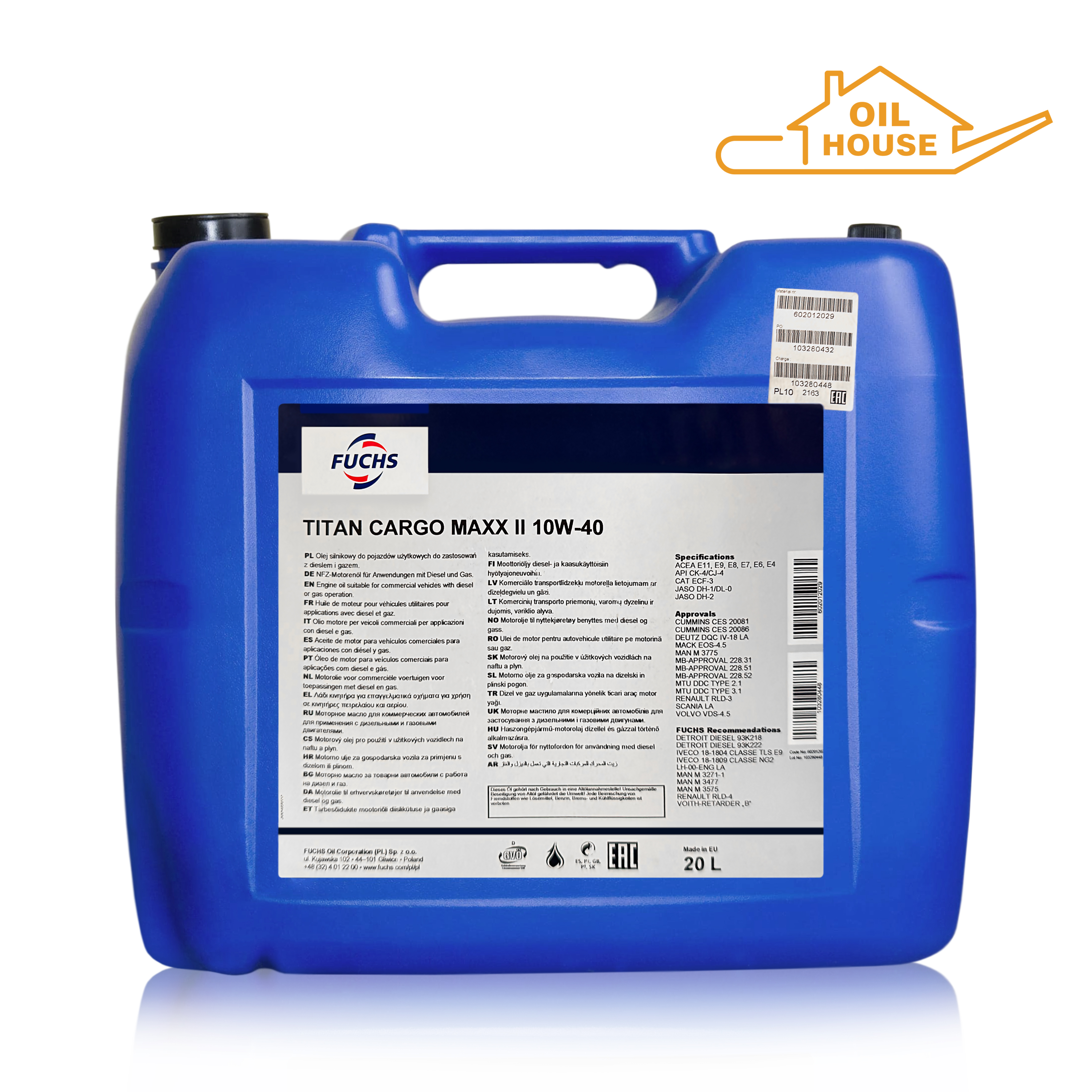 TITAN CARGO MAXX II SAE 10W-40